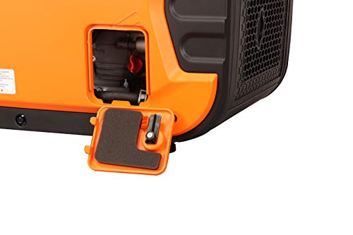 4500 Watt Portable Inverter Generator Gas Powered Ultra Quiet RV Ready Camper Friendly…
