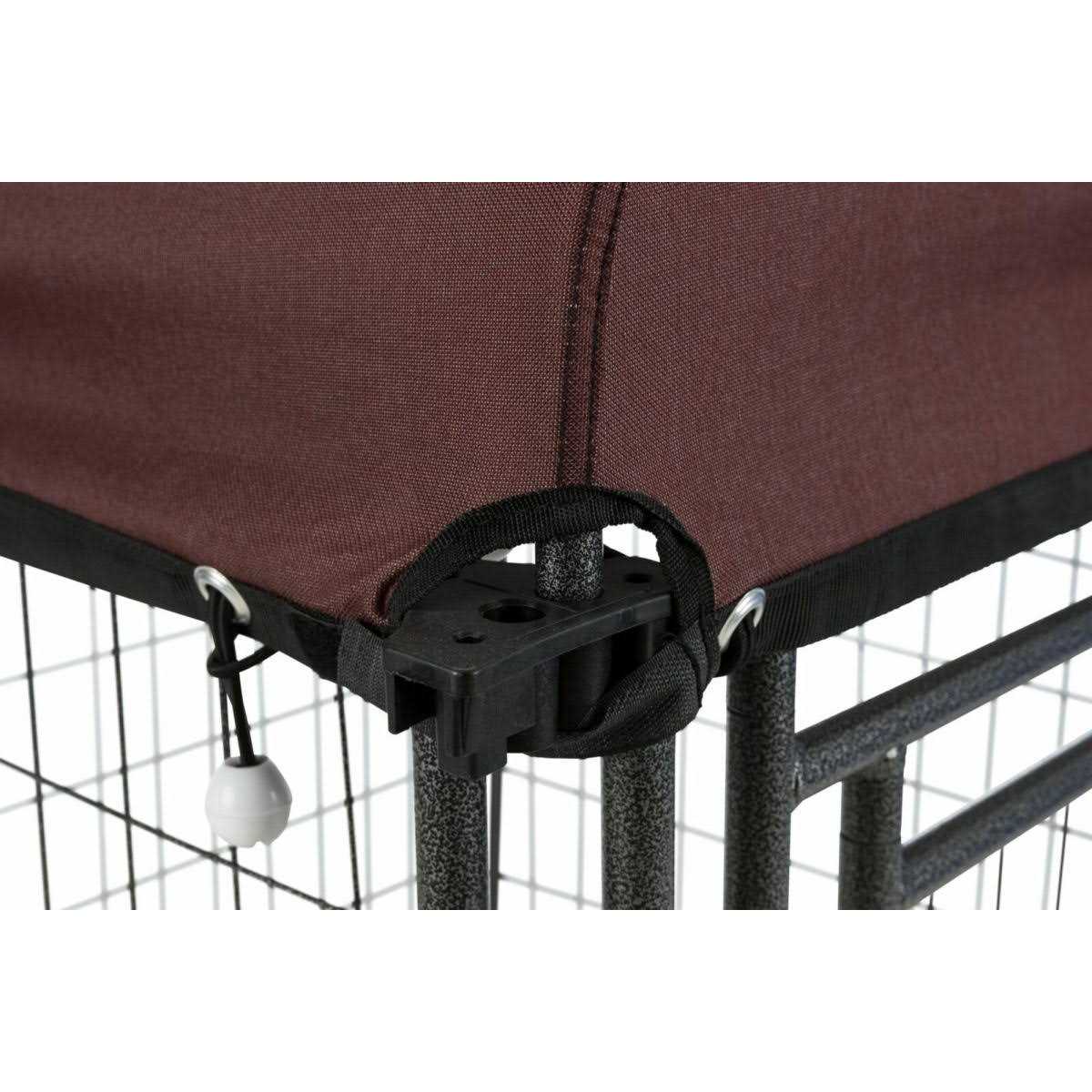 TRIXIE Deluxe Outdoor Dog Kennel with Cover - Pet Supplies online store