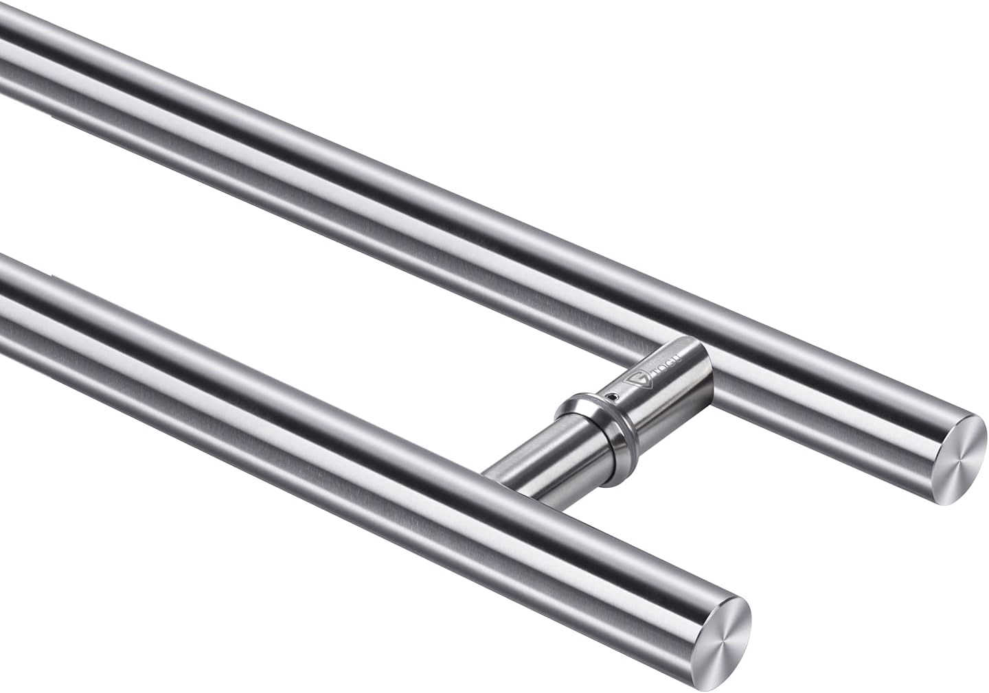 TOGU TG-6012 36 inches Solid Standoffs Heavy-duty Commercial Grade-304 Stainless Steel Push Pull Door Handle/Barn Door Pull Handle/ Glass Pulls , Full Brushed Stainless Steel Finish