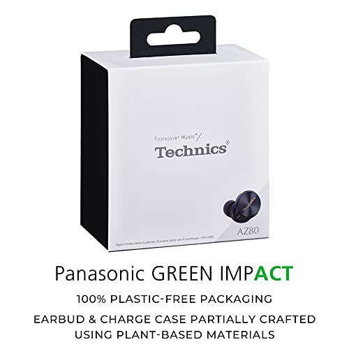 Technics Premium Hi-Fi Wireless Bluetooth Earbuds with Advanced Noise Cancelling, Multipoint Connectivity, Hi-Res Audio + Enhanced Calling