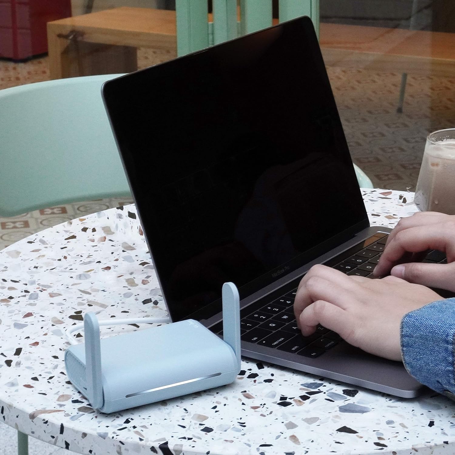 GL.iNet GL-MT1300 (Beryl) VPN Secure Travel Gigabit Wireless Router, AC1300 400Mbps (2.4GHz) + 867Mbps (5GHz) Wi-Fi, Pocket-Sized Hotspot, IPv6, Tor, MicroSD Slot, USB3.0 for Wi-Fi Repeater