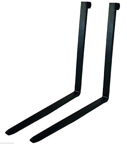 Titan Attachments 48x22 Pin Type Over The Bucket Backhoe Loader Pallet Forks Tractor Case Deere Hook