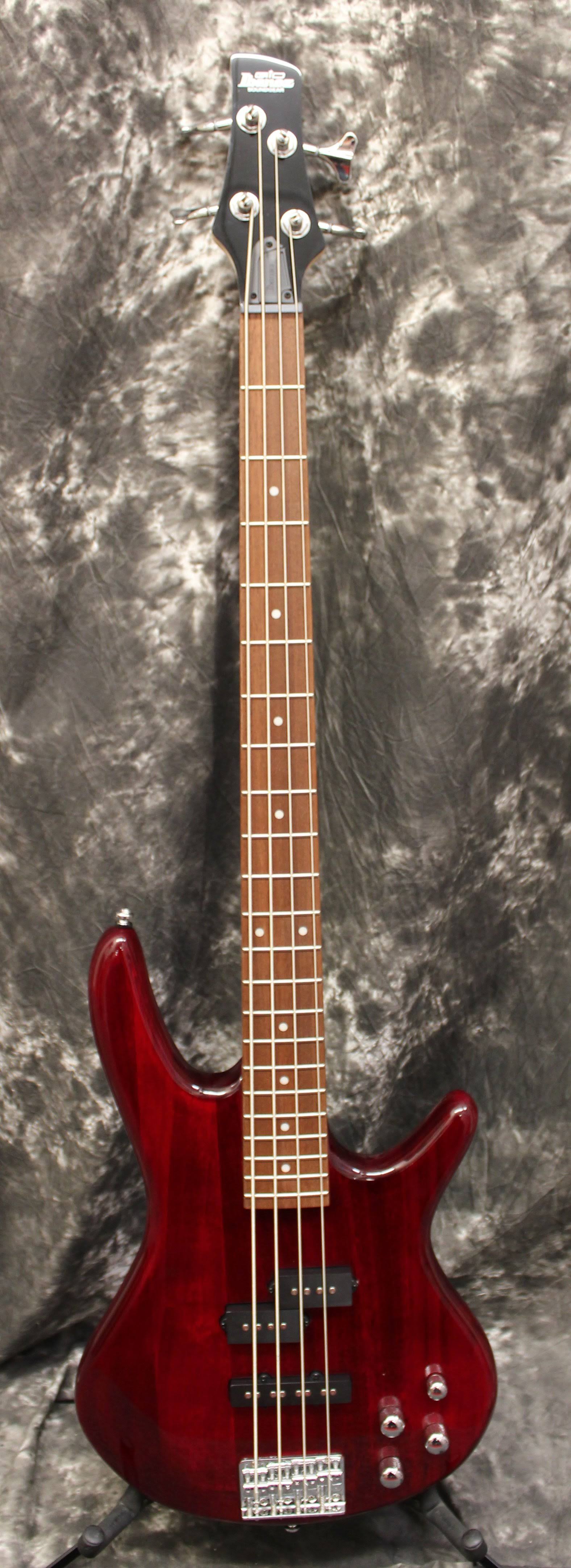 Ibanez GSR200TR Electric Bass Guitar, Transparent Red