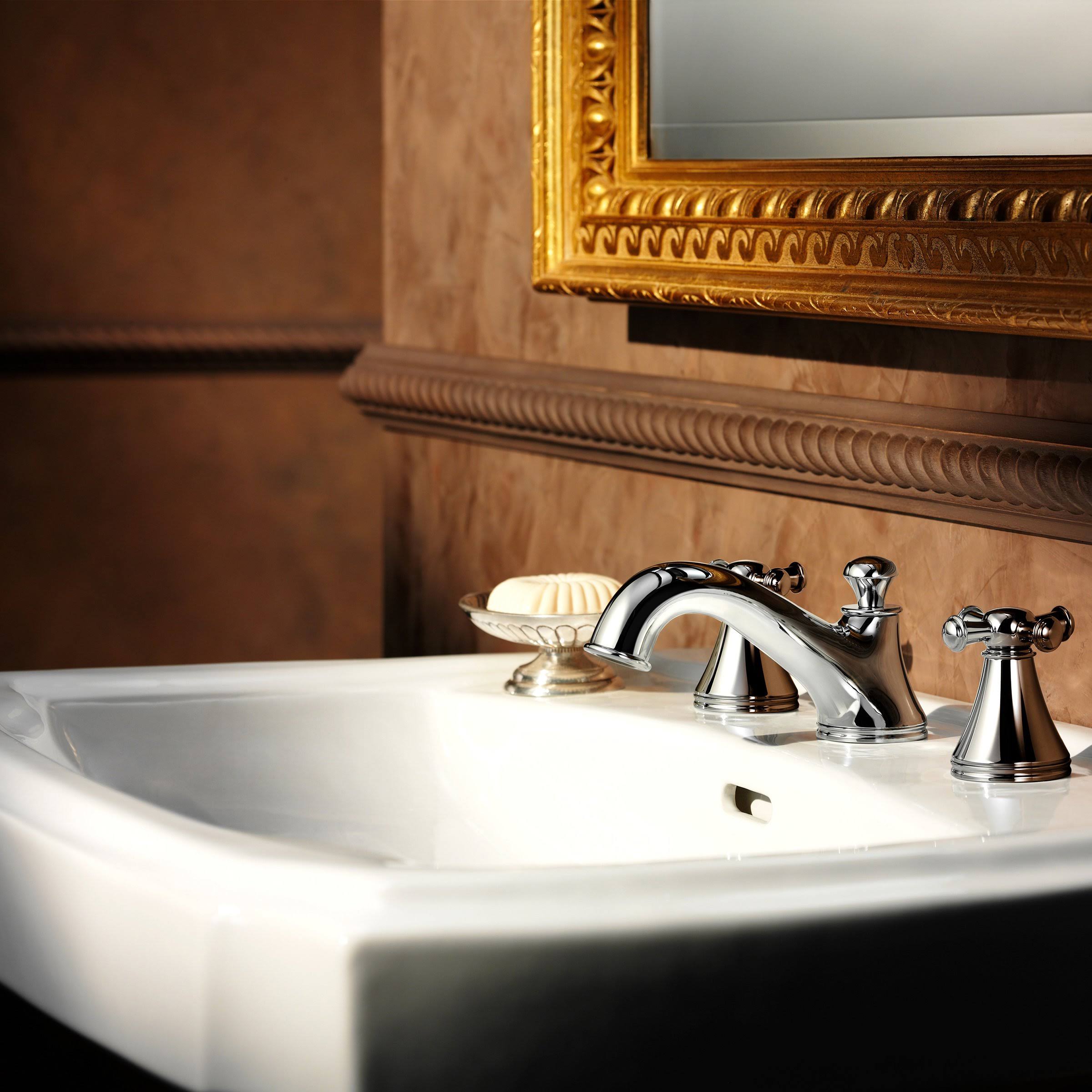Toto Vivian Two Cross Handle Widespread 1.2 GPM Bathroom Sink Faucet - Brushed Nickel TL220DD12#BN