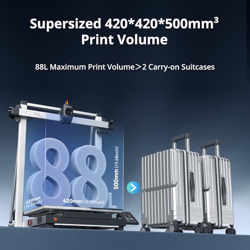 Anycubic Kobra S1 Combo 3D Printer, Multi-Color 3D Printer High Speed Max 600mm/s High Precision, Core XY Stable Structure Ultra-Quiet Printing Anycubic App One-Click Printing 250 * 250 * 250mm