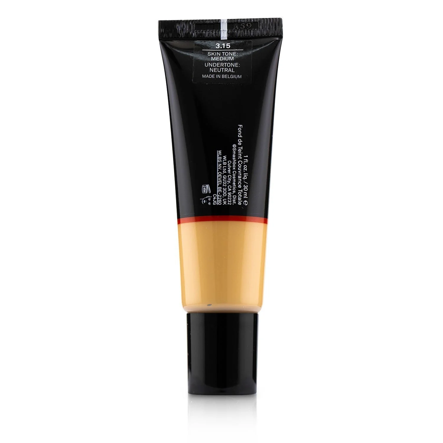 Smashbox Studio Skin Full Coverage 24 Hour Foundation - # 1 Fair With Cool Peach Undertone  30ml/1oz