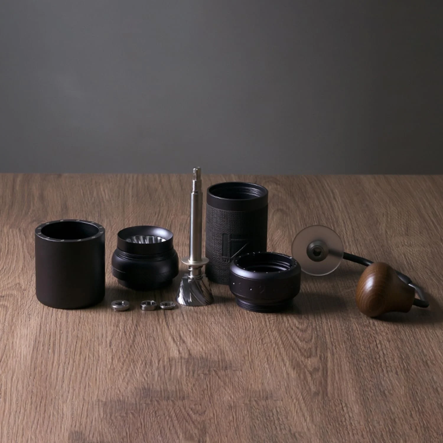 1Zpresso K-Ultra Manual Coffee Grinder Iron Gray: Grind Conical Burr, with Hogor Instruction Manual