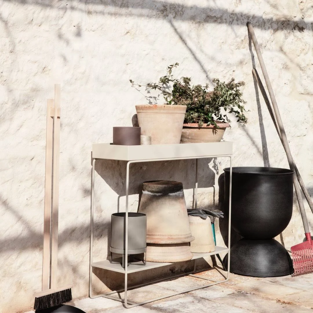 Ferm Living Plant Box Two Tier - Light Grey