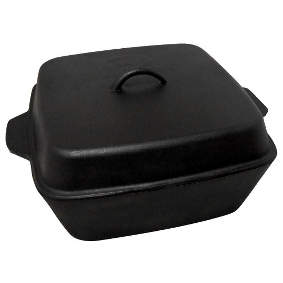 King Kooker CIOR12S Seasoned Cast Iron Roaster with LID. 12-Quart