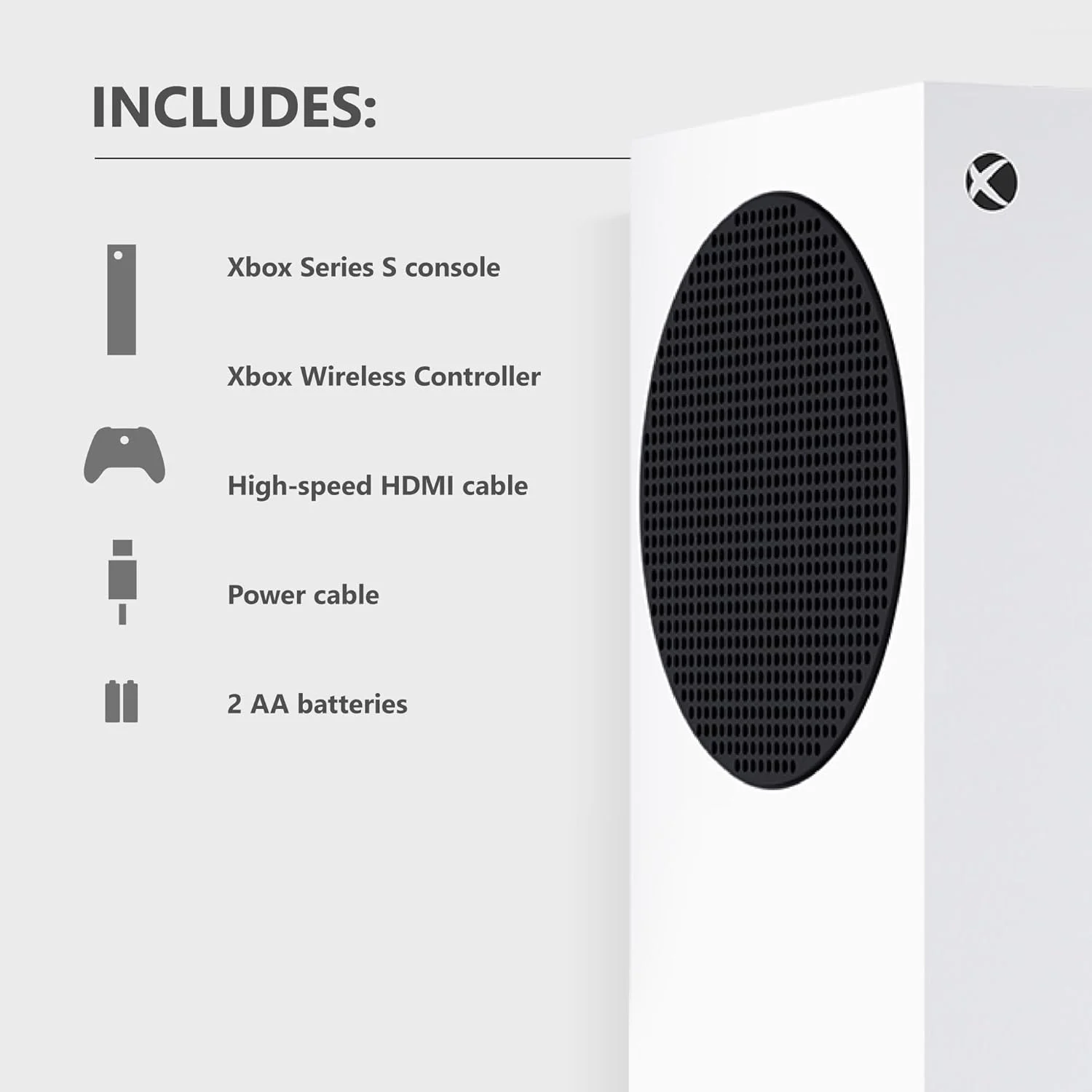Restored Xbox Series S, 512GB SSD, All Digital Gaming Console, Robot White (Refurbished)
