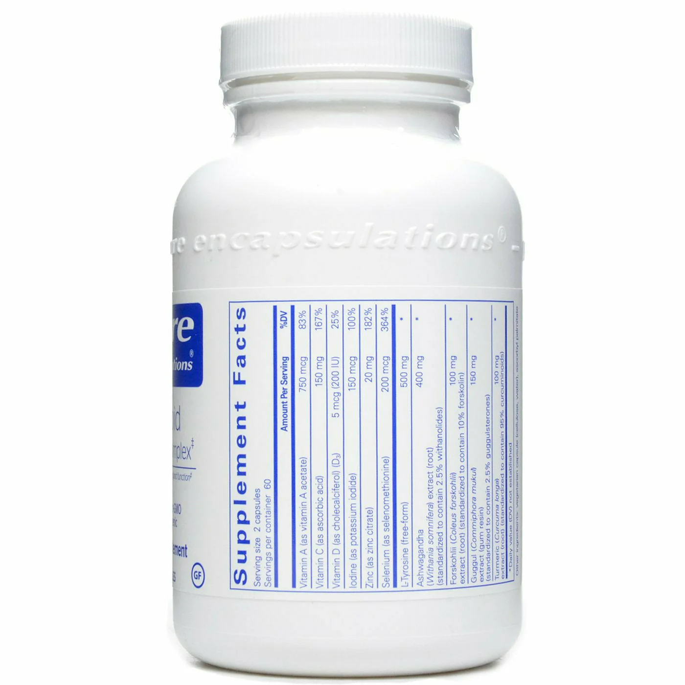 Thyroid Support Complex by Pure Encapsulations - Kansas Nuitrition - HNZSDS