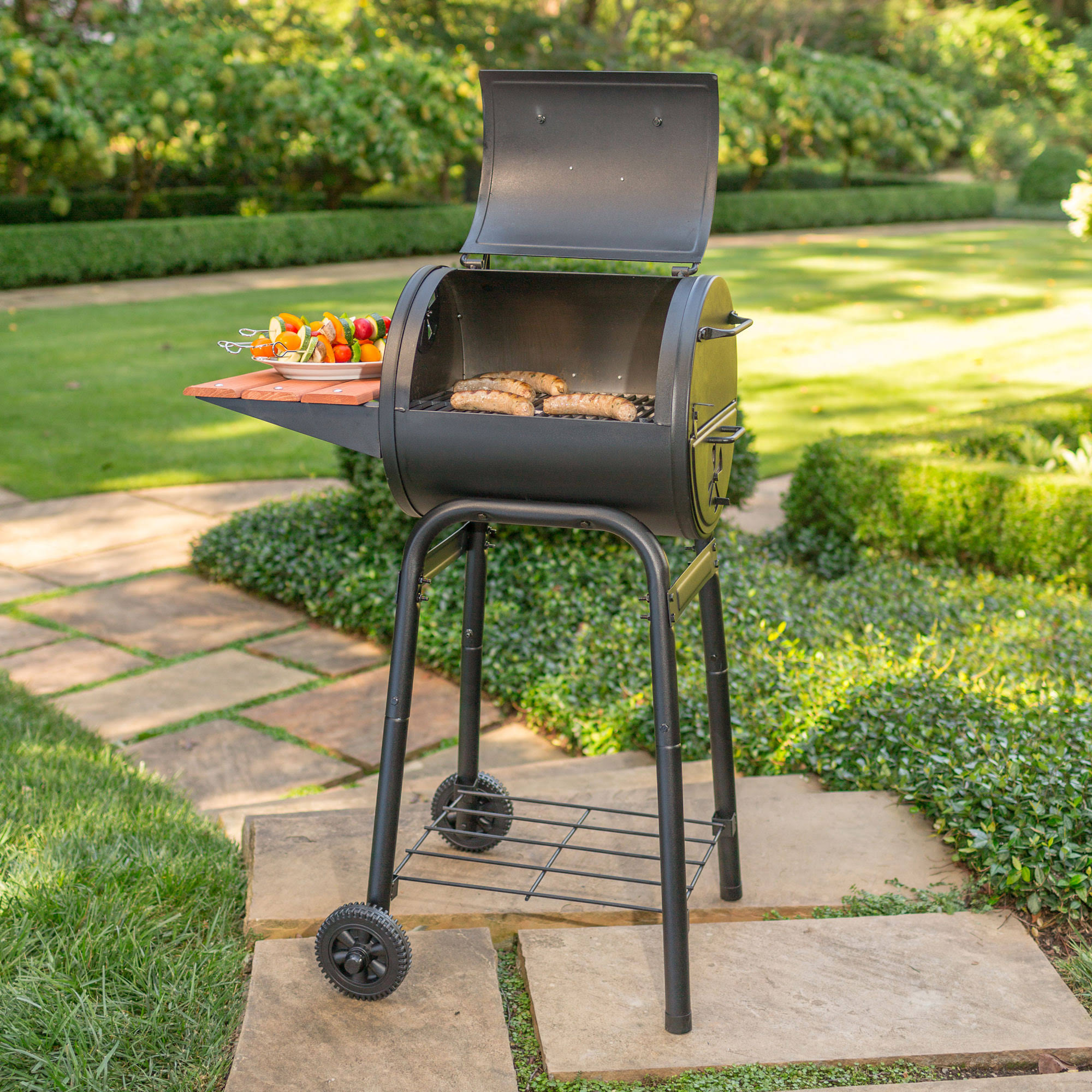 Char-Griller E1515 Patio Pro Charcoal Grill - Black - 21x22