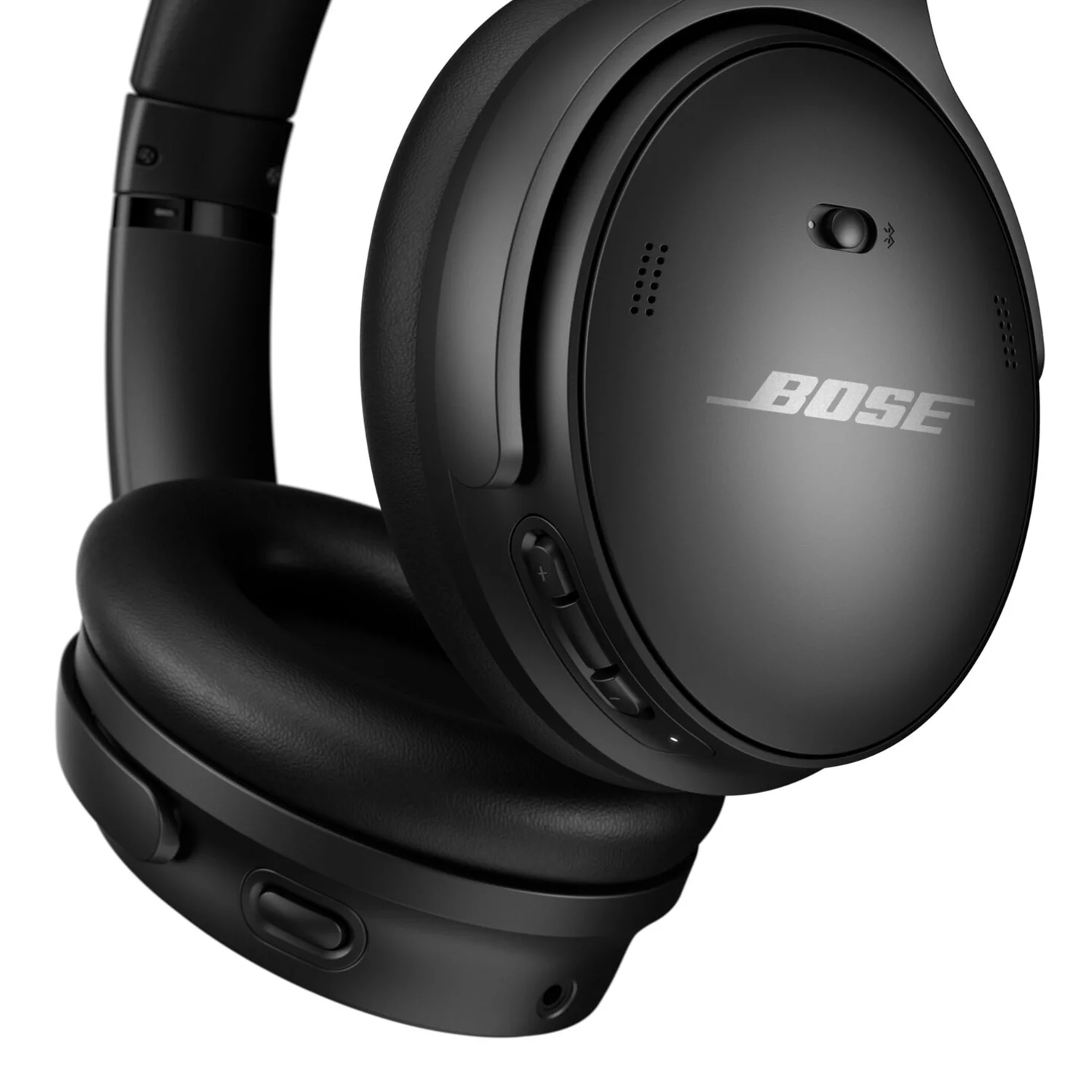 Bose QuietComfort 45 Headphones Noise Cancelling Over-Ear Wireless Bluetooth Earphones, Black
