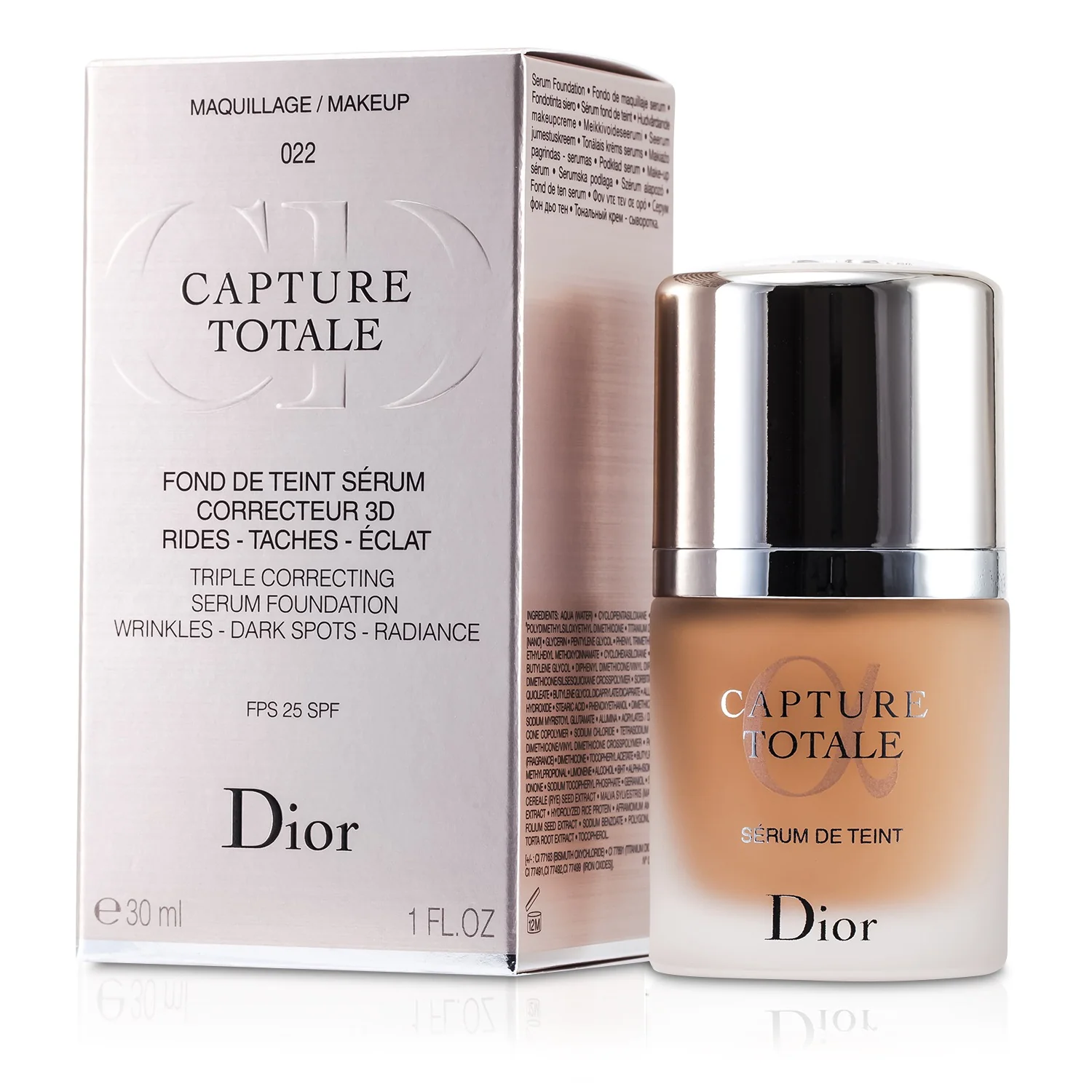 Christian Dior Capture Totale Triple Correcting Serum Foundation SPF25 - # 032 Rosy Beige  30ml/1oz