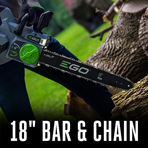 EGO Power+ CS1610 16-Inch 56V Lithium-ion Cordless Chainsaw-Battery and Charger Not Included, Black