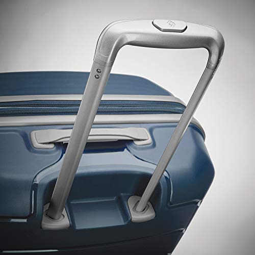 Samsonite Freeform 21-Inch Hardside Carry-On Luggage - Hardshell Carry-On Suitcase - TSA, Airline-Approved - Expandable Hard Shell, Smooth Rolling Spinner Wheels for Lightweight Travel - Navy