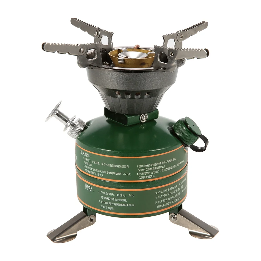 BRS Camping Hiking Portable Integrated Non-preheating Gasoline-burning Fuel Gasoline Camping Fishing Picnic Furnace Boiler Cooker