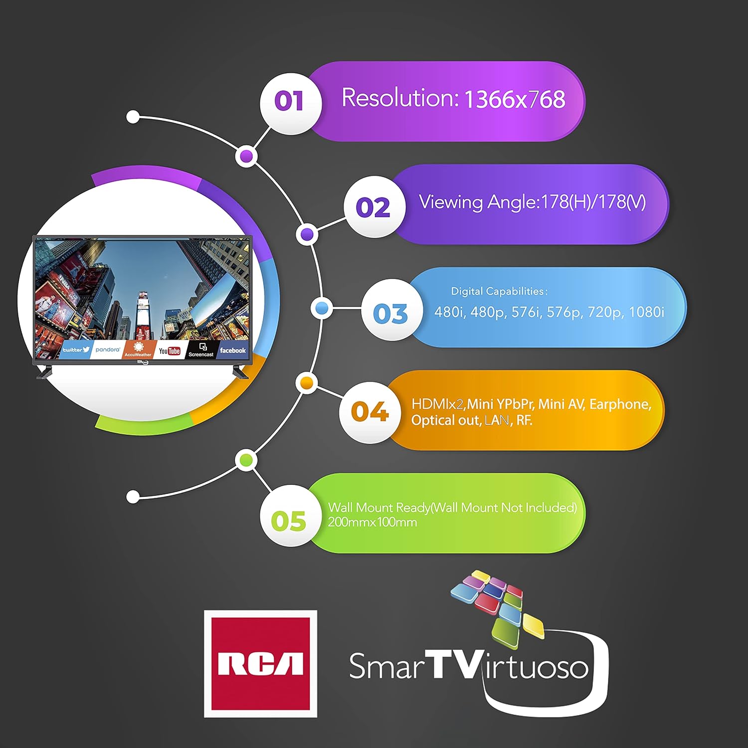 RCA 32” Smart TV