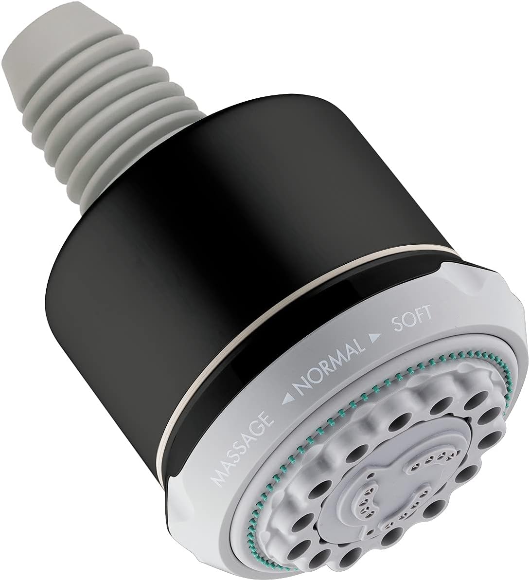 hansgrohe Clubmaster 4-inch Easy Clean Easy Install Showerhead Modern 3-Spray Full, Pulsating Massage, Soft spray with QuickClean in Chrome, 28496001