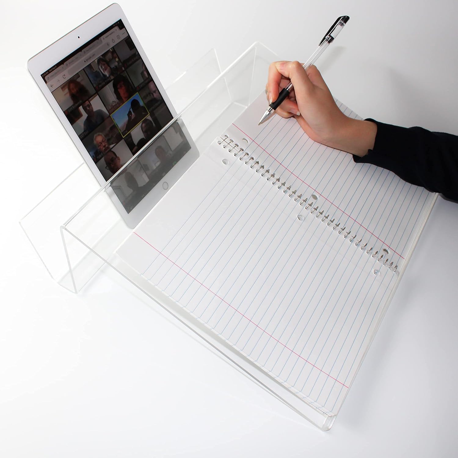 SILLY MONKEY Slant Board for Writing – Writing Slope with Tablet Book Holder Slot Anti-Slip Border Edge - Ergonomic Writing Slant Board for Improved Handwriting, Posture, Grasp and Endurance Pack of 2