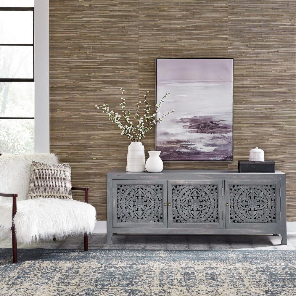 Marisol Multi 65 Inch 3 Door Accent TV Stand