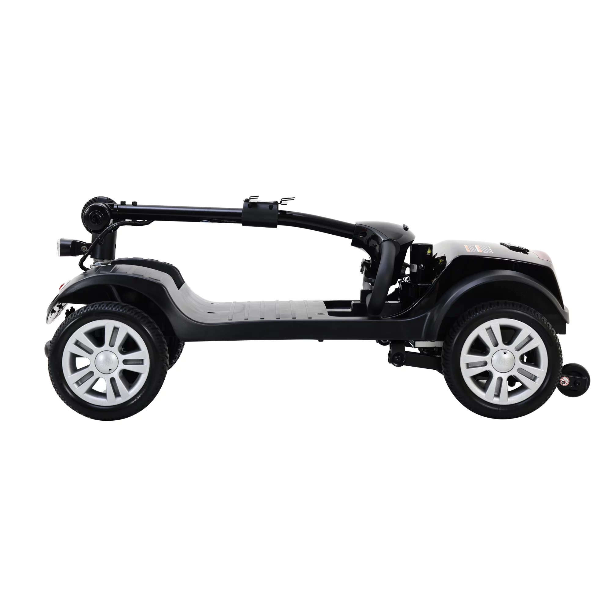 Travel Mobility Scooter, Heavy Duty Electric Scooters with 4 Anti-Tip Wheels, Compact Lightweight Mobility Scooters for Senior Adults Elderly, Foldable Mobility Scooter, Holds 300lbs, Purple