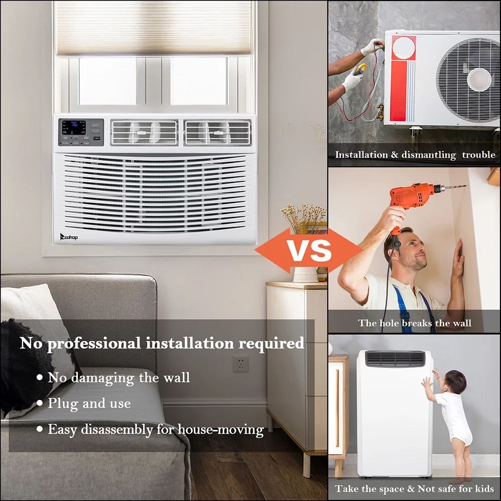 OverPatio 10000BTU Window Air Conditioner W/Remote Control