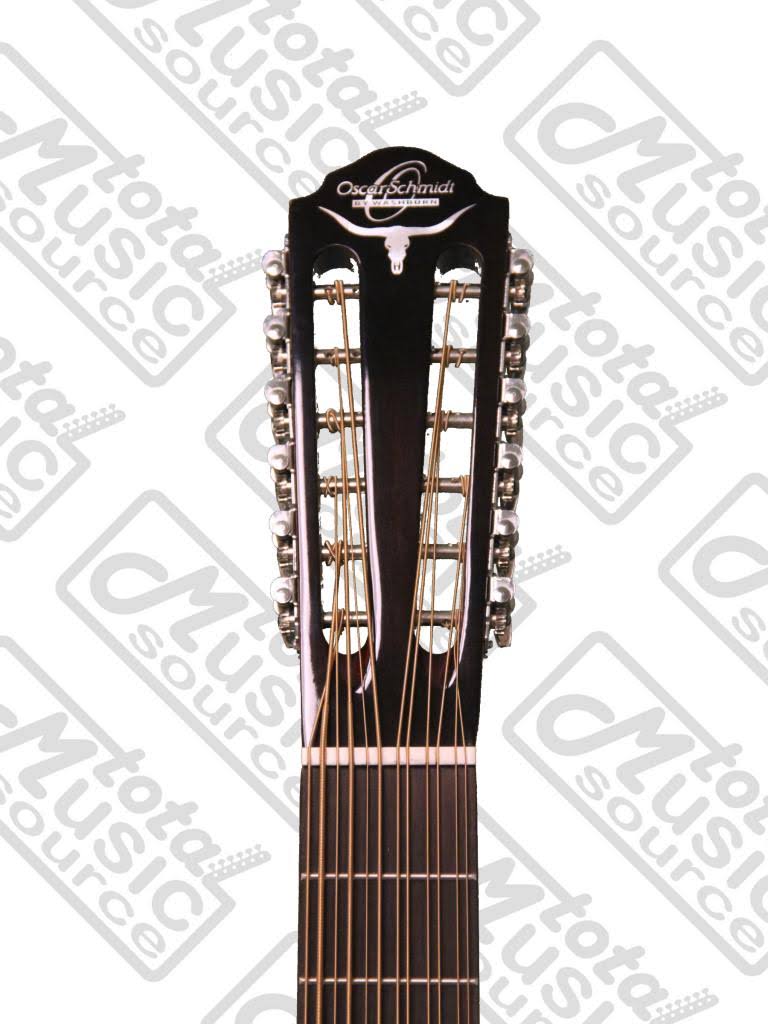 Oscar Schmidt OH52SE Acoustic-Electric Bajo Sexto w/ Deluxe Gig Bag,