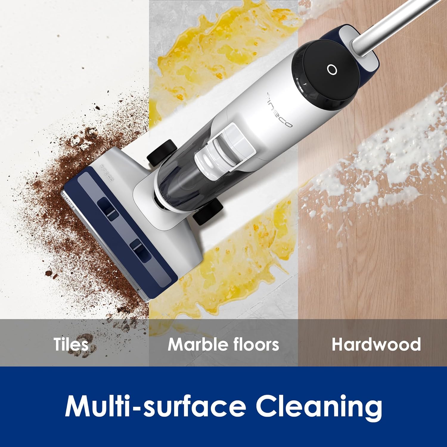 Tineco iFLOOR 5 Breeze Complete Wet Dry Vacuum Cordless Floor Washer & Pure ONE S11 Cordless Vacuum Cleaner