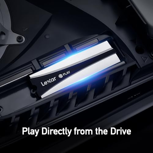 Lexar 2TB NM790 SSD with Heatsink PCIe Gen4 NVMe M.2 2280 Internal Solid State Drive, Up to 7400/6500 MB/s Read/Write, Compatible with PS5, for Gamers and Creators, Black (LNM790X002T-RN9NU)