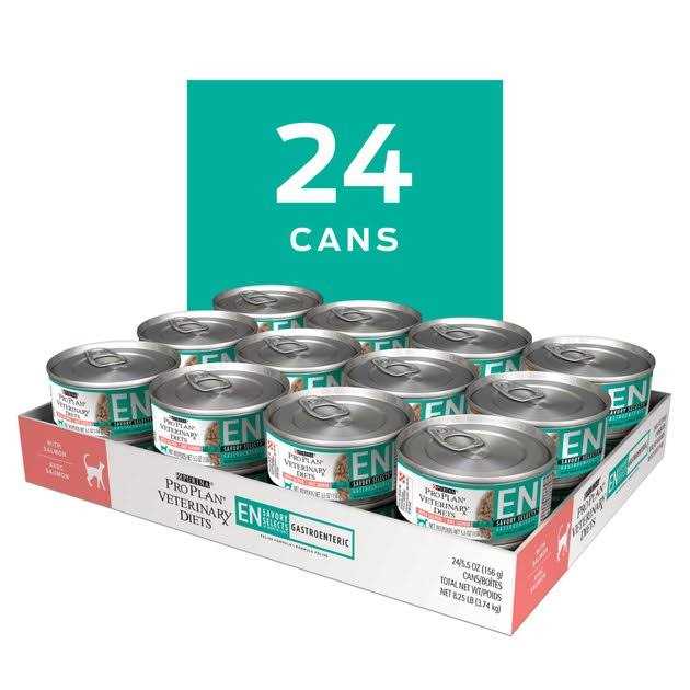 Purina Pro Plan Veterinary Diets EN Savory Selects Salmon Feline Formula - Pet Supplies online store