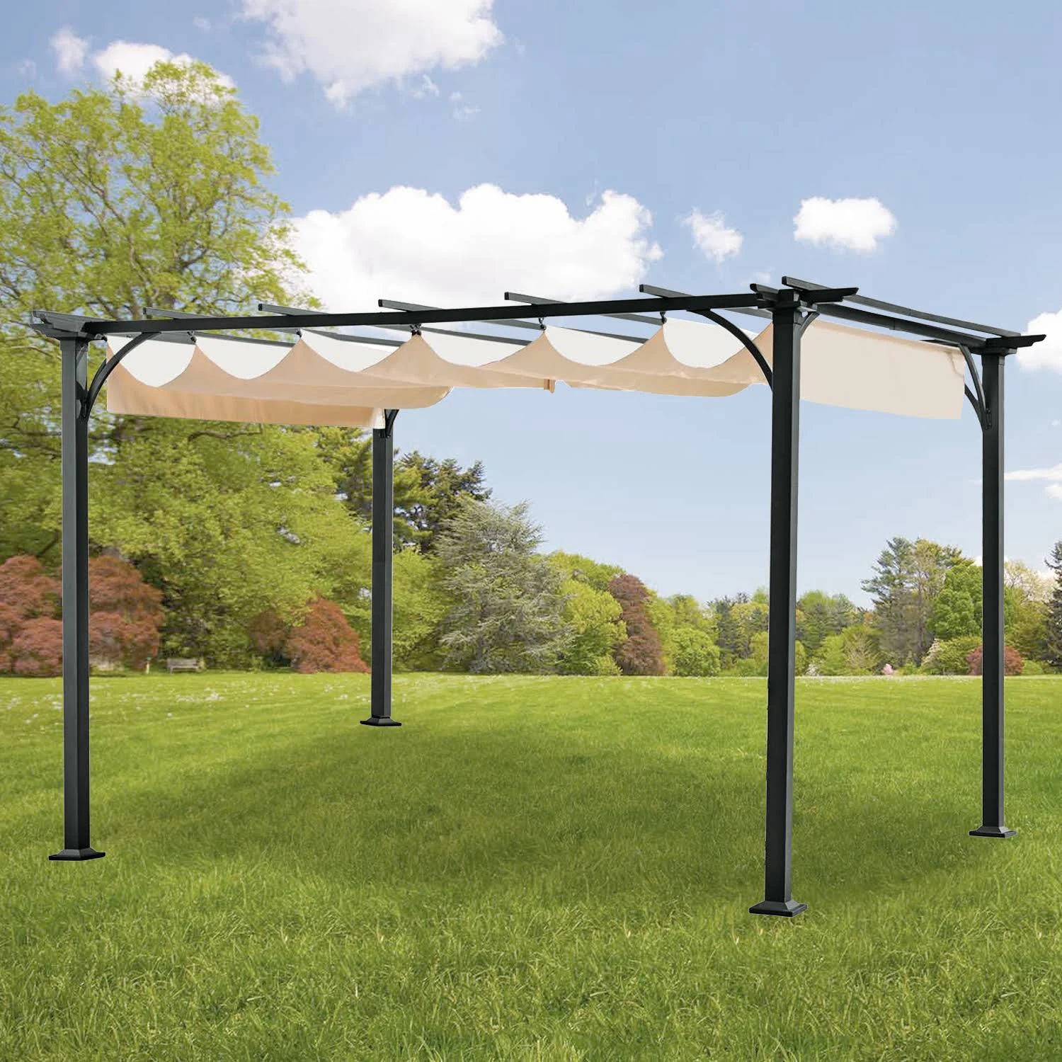 Garden Winds Replacement Canopy for The Naples Pergola, Riplock 500
