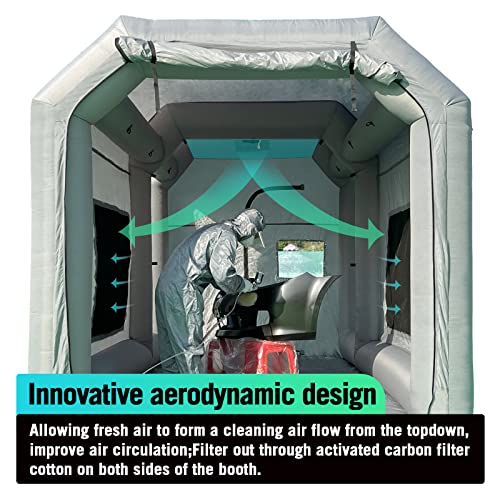 Inflatable Paint Booth Potable Paint Booth with Blower Inflatable Spray Booth for Cars