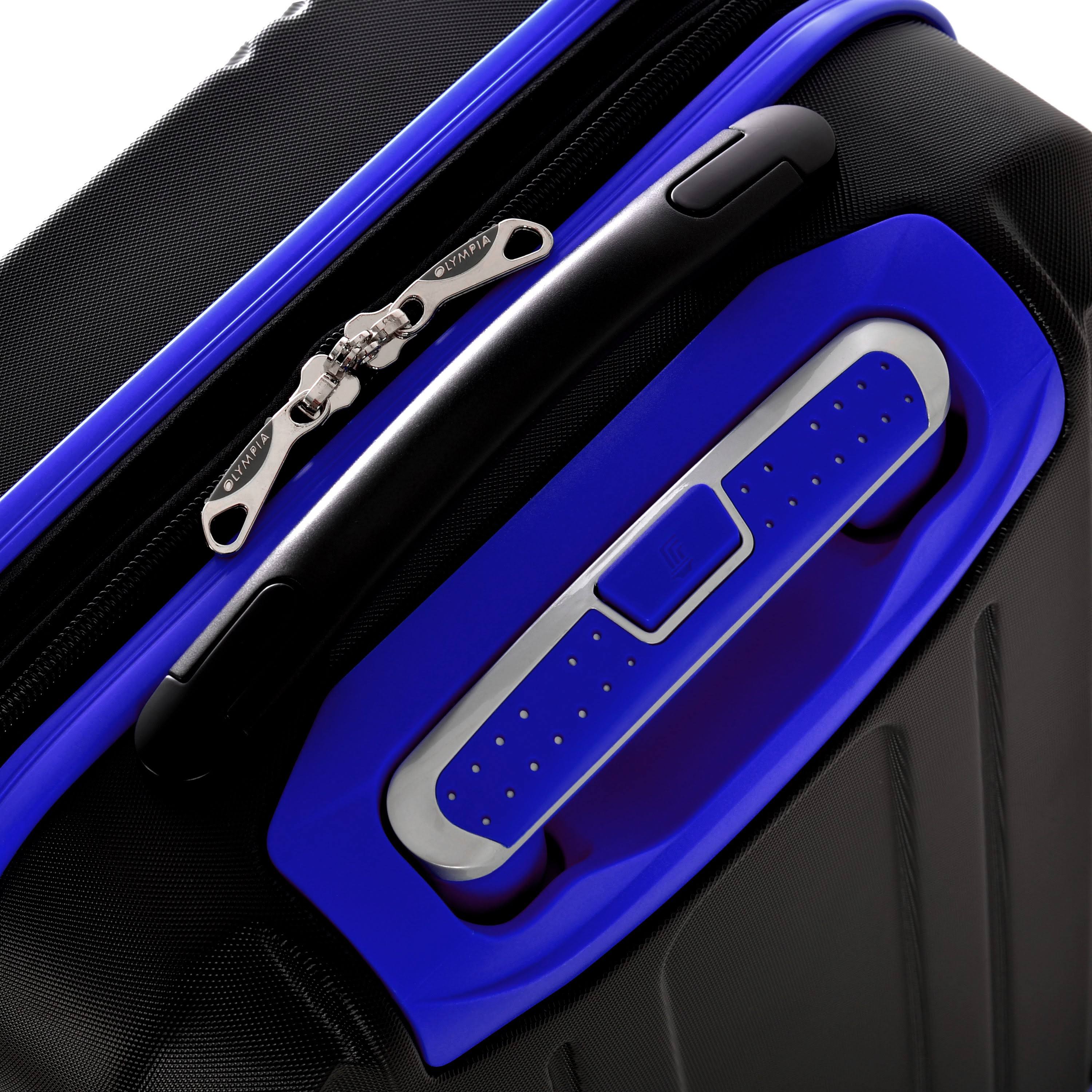 Olympia Apache II Carry-On Hardside Spinner Suitcase - 21x22 - Black