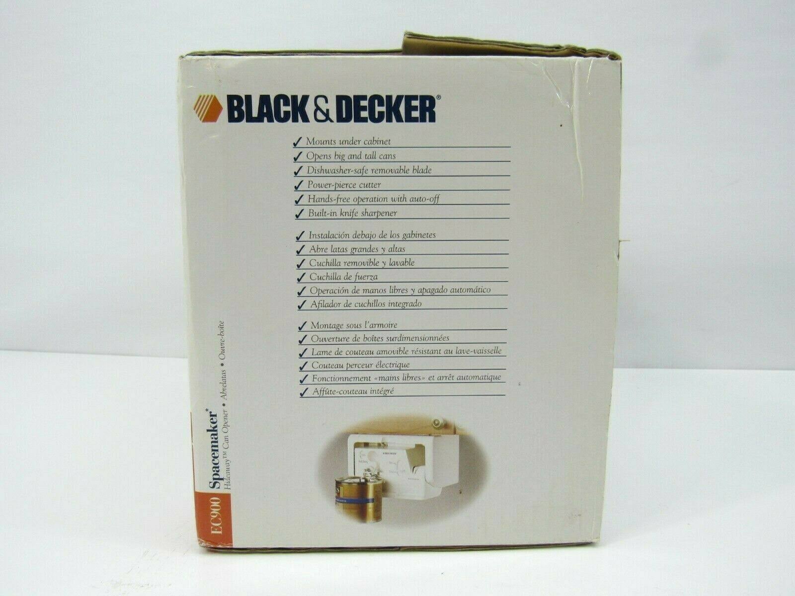 Black u0026 Decker EC600 Spacemaker Under-Counter Can Opener