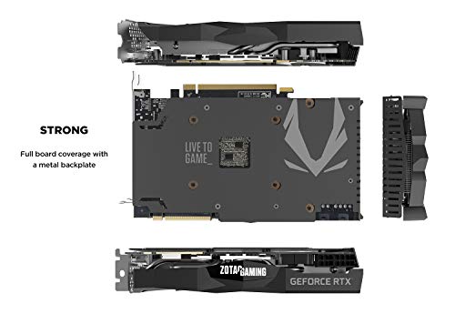 ZOTAC Gaming GeForce RTX 2070 Super Mini 8GB GDDR6 256-Bit 14Gbps Gaming Graphics Card, Ice Storm 2.0, Super Compact, ZT-T20710E-10M