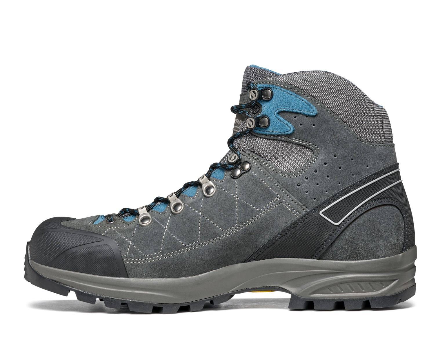 Scarpa Men&s Kailash Trek GTX, 45 / Shark Grey/Lake Blue