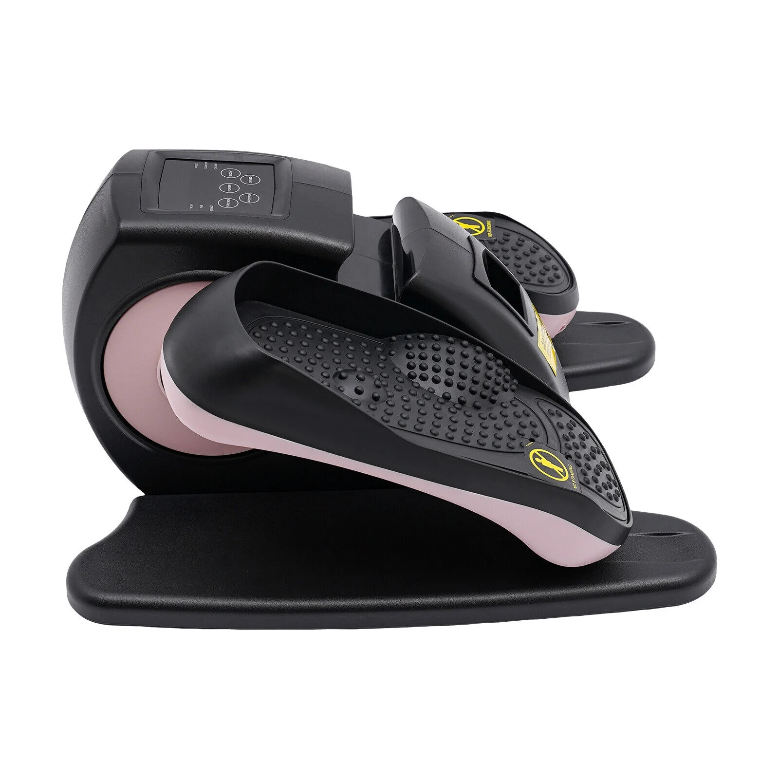Under Desk Elliptical Machine Electric Seated Leg Foot Pedal Exerciser W/ Remote Pink - Curated Treasures Market