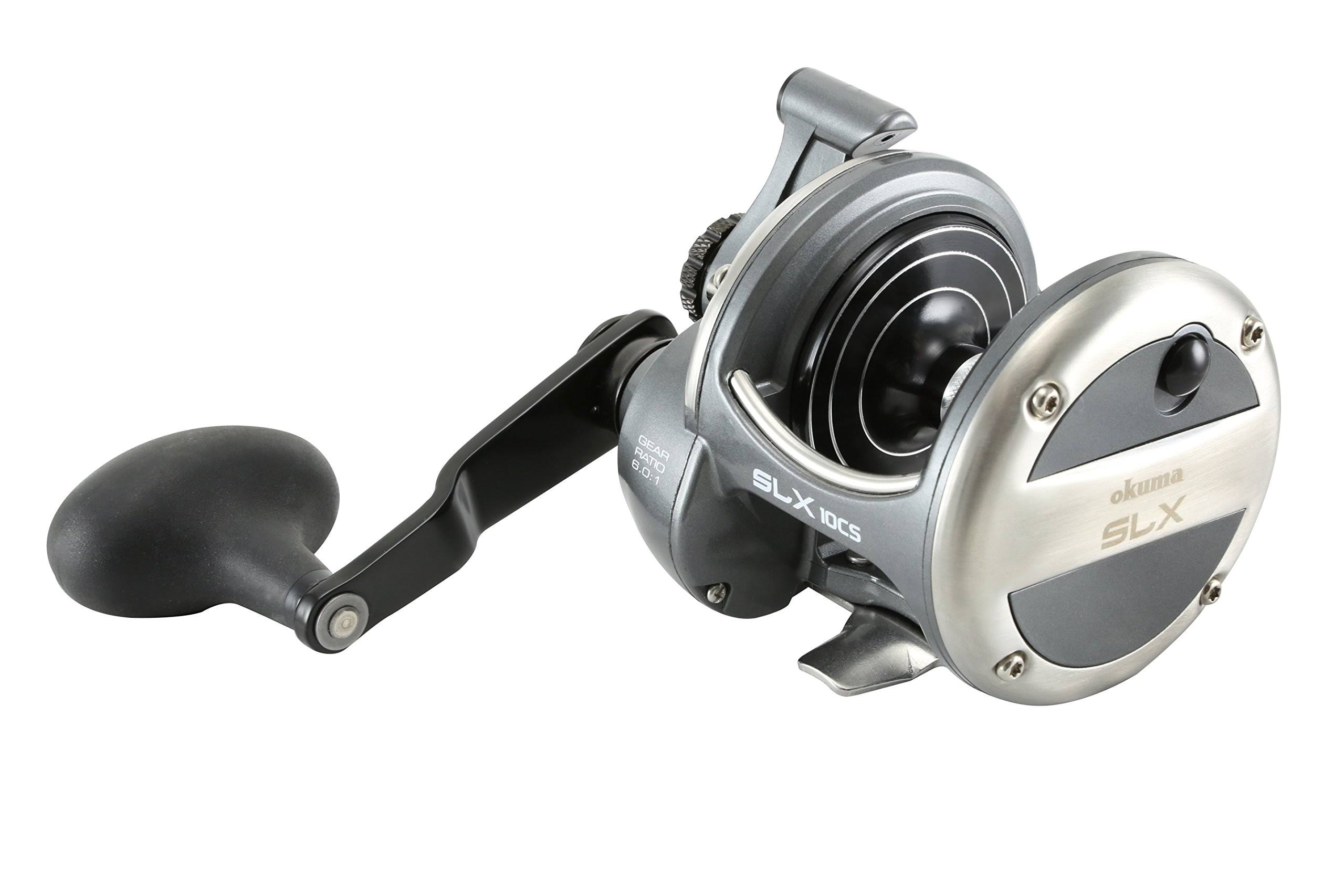 Okuma Fishing Tackle Solterra SLX-15CS High Speed Open Top Frame Lever Drag Reel