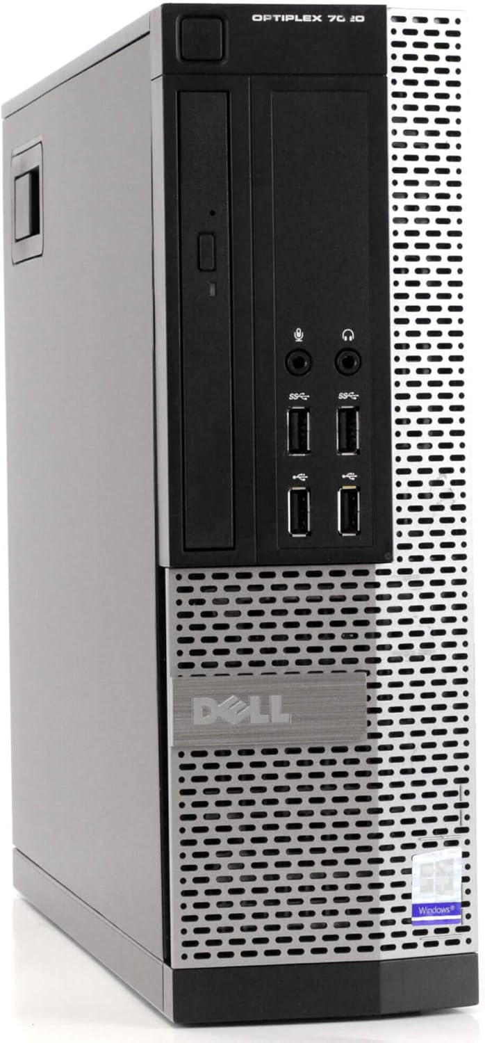 Dell Optiplex 4th Generation Desktop Computer | Quad Core Intel i5 (3.2) | 16GB DDR3 RAM | 500GB SSD Solid State | Windows 10 Professional | Home or Office PC (Renewed)