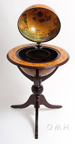 Globe Bar 17 3/4 Inches - 3 Legs