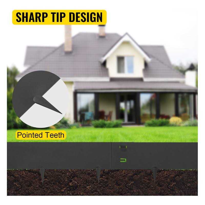 VEVOR Steel Lawn Edging 5PCS Garden Metal Landscape Edging Border - Shop Hardware Tools Online Store
