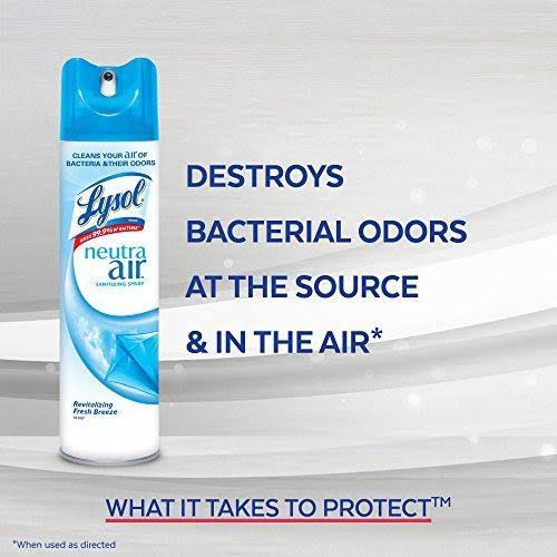 Lysol Neutra Air Sanitizing Spray, Fresh, 10 oz