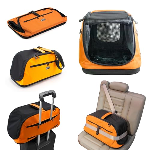 Sleepypod Air - Airline Approved Pet Carrier and Crash-Tested Car Seat for Cats and Dogs up to 18 lbs (Dark Chocolate)