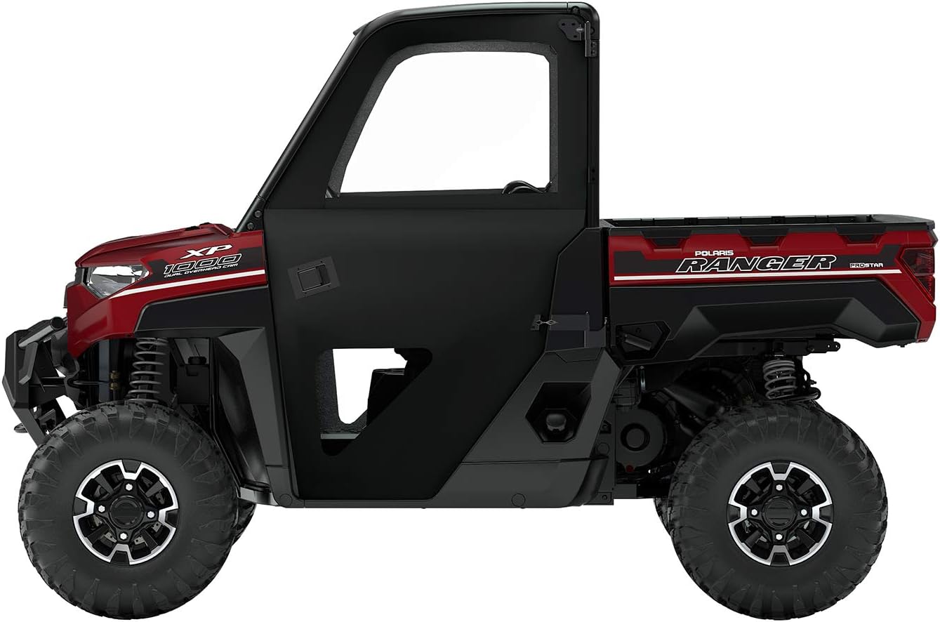 2019-2022 Genuine Polaris Ranger XP 1000 / Crew Front Zip Window Canvas Doors - Black - 2882902