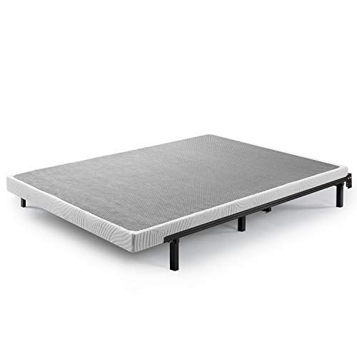 ZINUS Quick Lock Metal Smart Box Spring / 9 Inch Mattress Foundation / Strong Metal Structure / Easy Assembly, Full, White