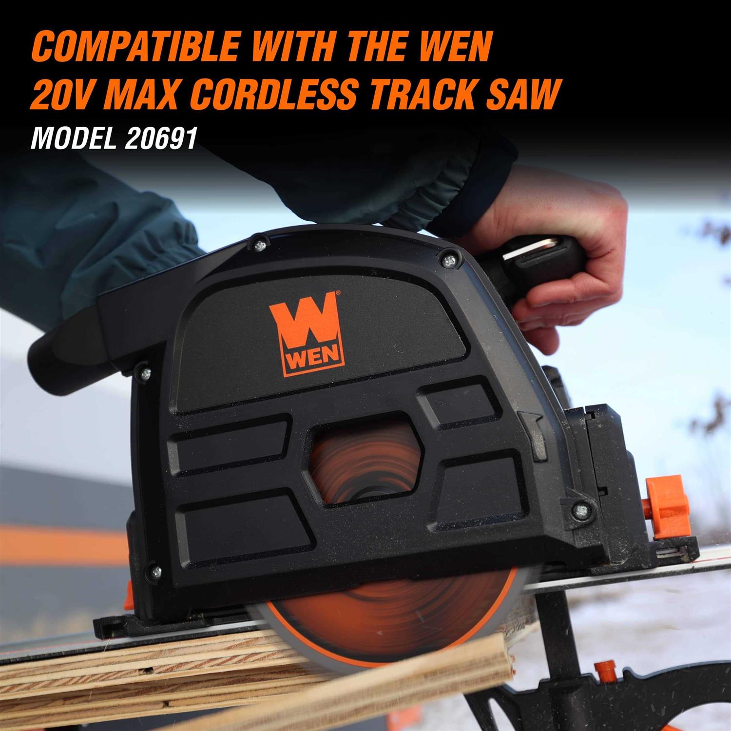 WEN 110-Inch Track Saw Track Guide Rail and Adapters - Shop Hardware Tools Online Store