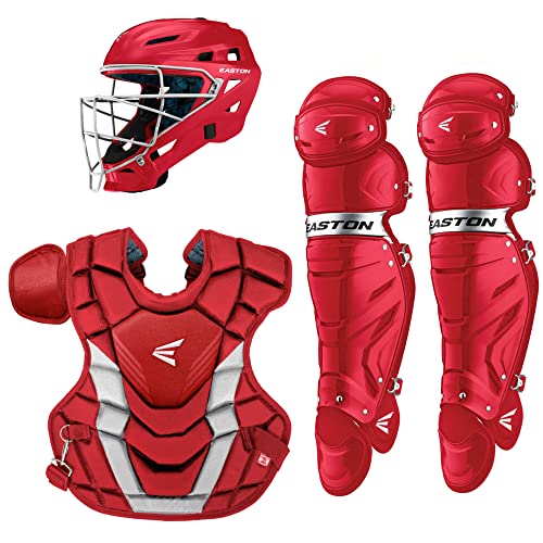 Easton | GAMETIME 2.0 Baseball Catcher's Equipment | Box Set | NOCSAE Approved | Youth/Intermediate/Adult | Multiple Colors