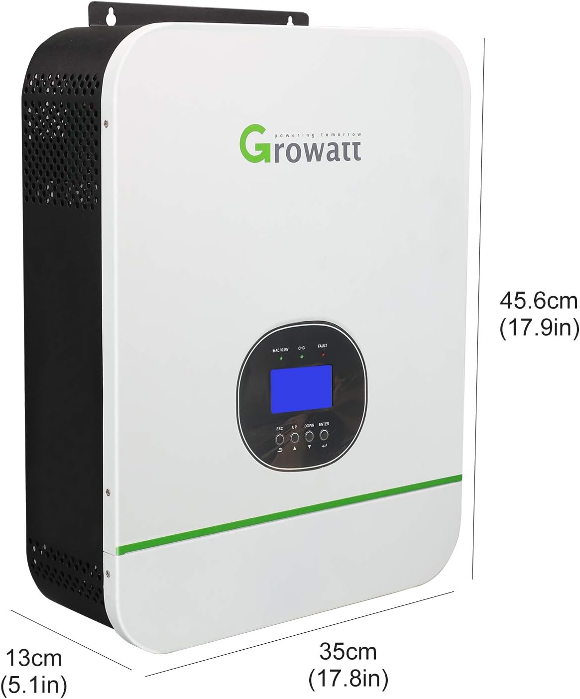 48V 3000W Off Grid Solar Inverter 110V, 120V/240V Split Phase Inverter Built-in 80A MPPT Solar Charge Controller, Pure Sine Wave Inverter Charge Inverter 110V, Can Work in Parallel