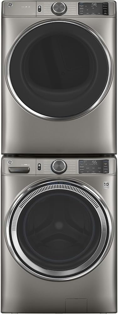 GE® 4.8 cu. ft. Capacity Smart Front Load ENERGY STAR® Steam Washer with SmartDispense™ UltraFresh Vent System with OdorBlock™ and Sanitize + Allergen